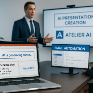 Cum sa faci PREZENTĂRI cu AI + EMAIL AUTOMATION